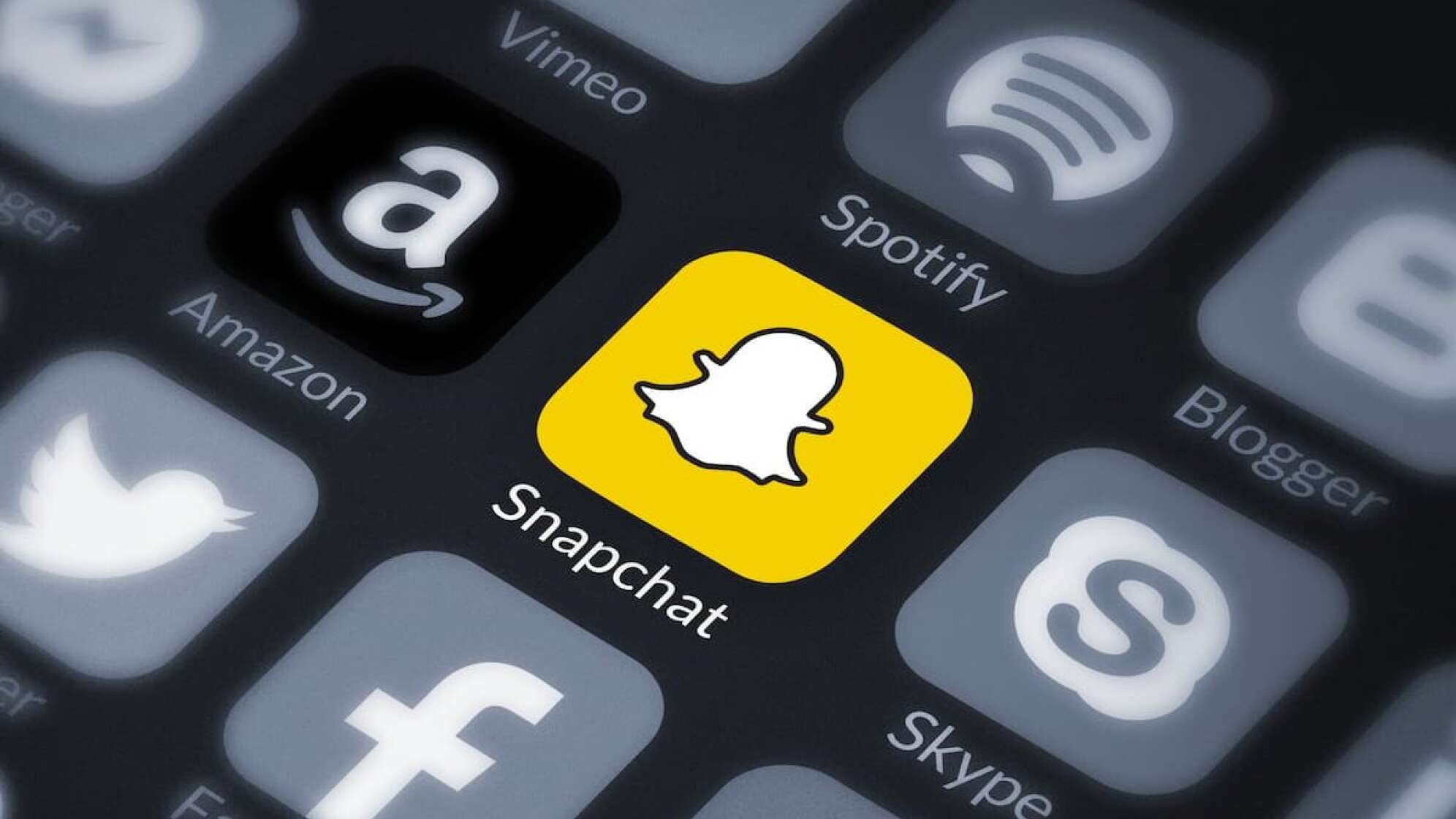 Snapchat App im Spotlight
