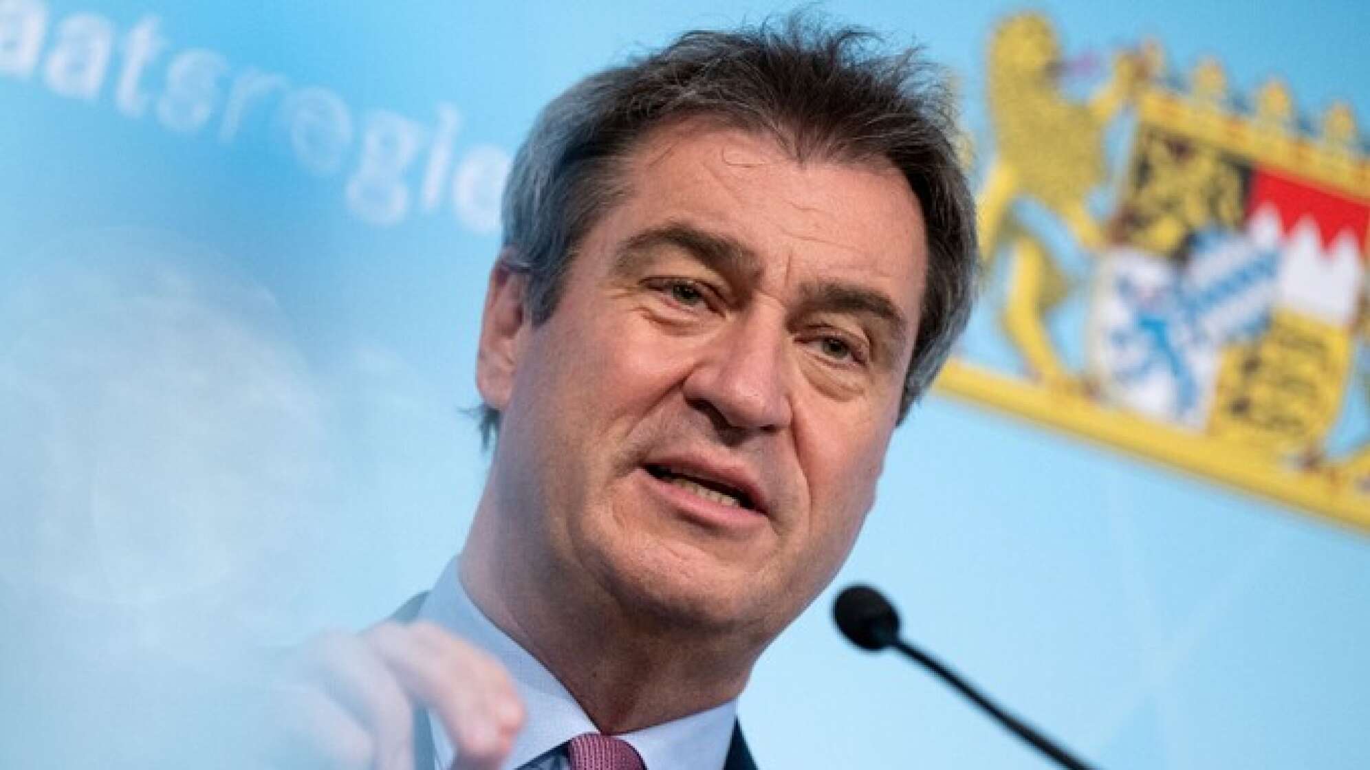 Markus Söder bei einer Rede