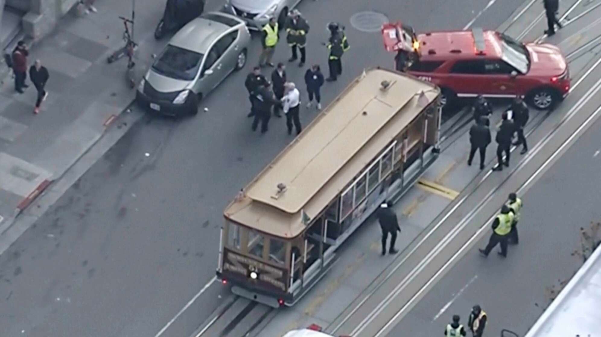 Cable Car in San Francisco abrupt gestoppt - 15 Verletzte