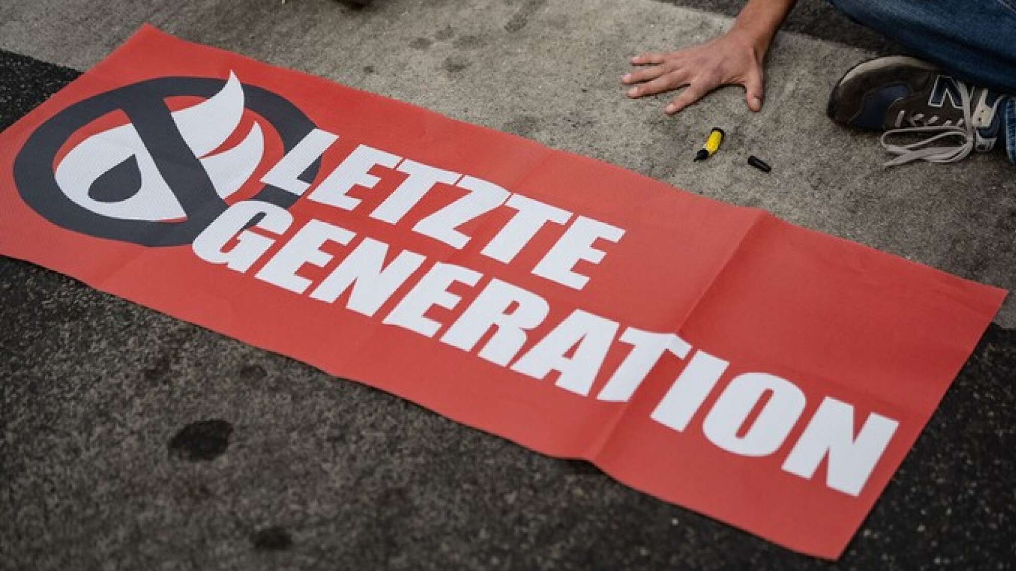 Banner der letzten Generation