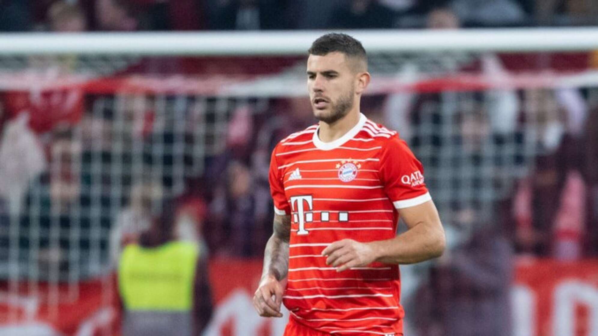 Lucas Hernandez bei einem Spiel des FC Bayern