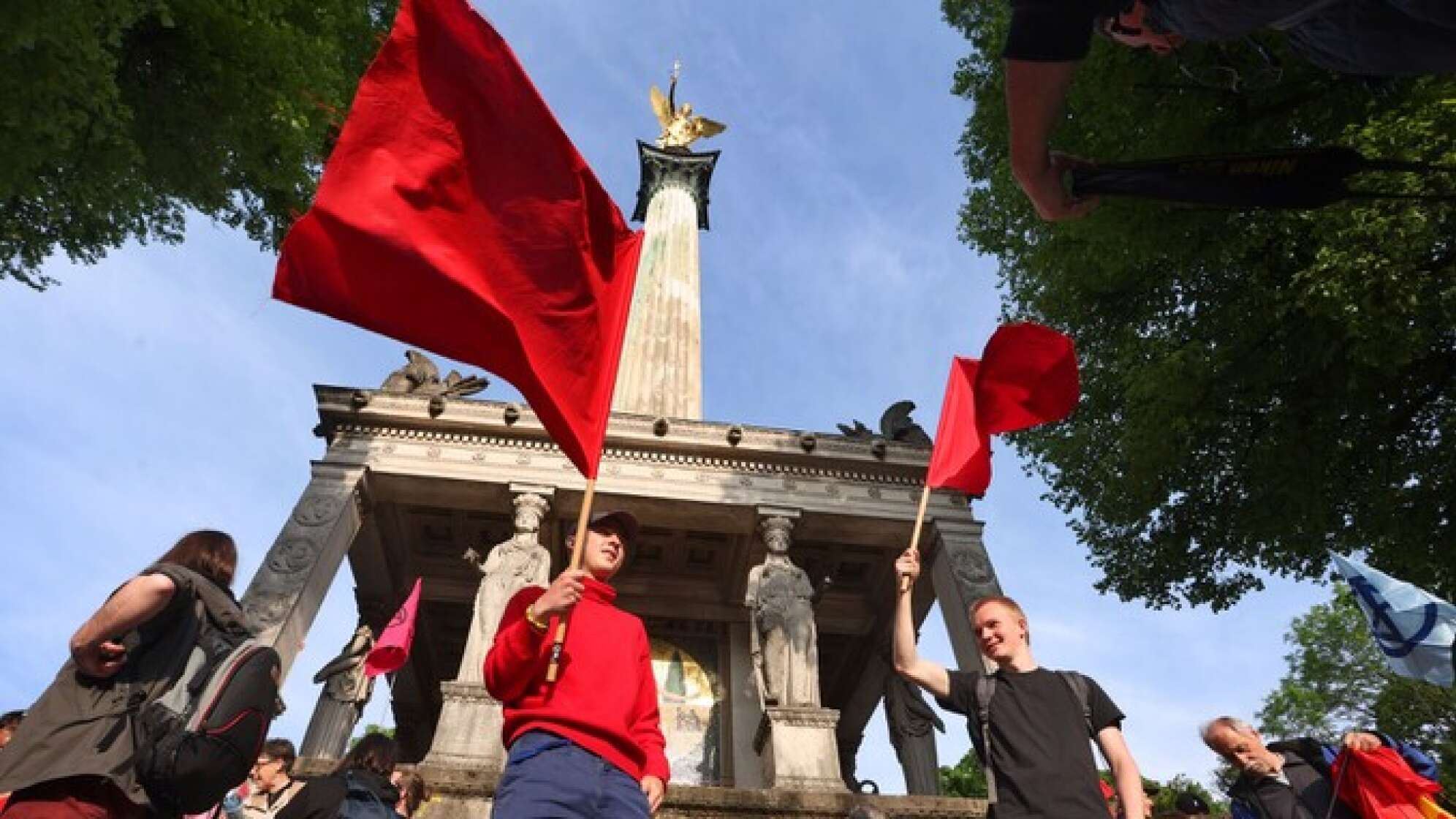 Teilnehmer einer Demo