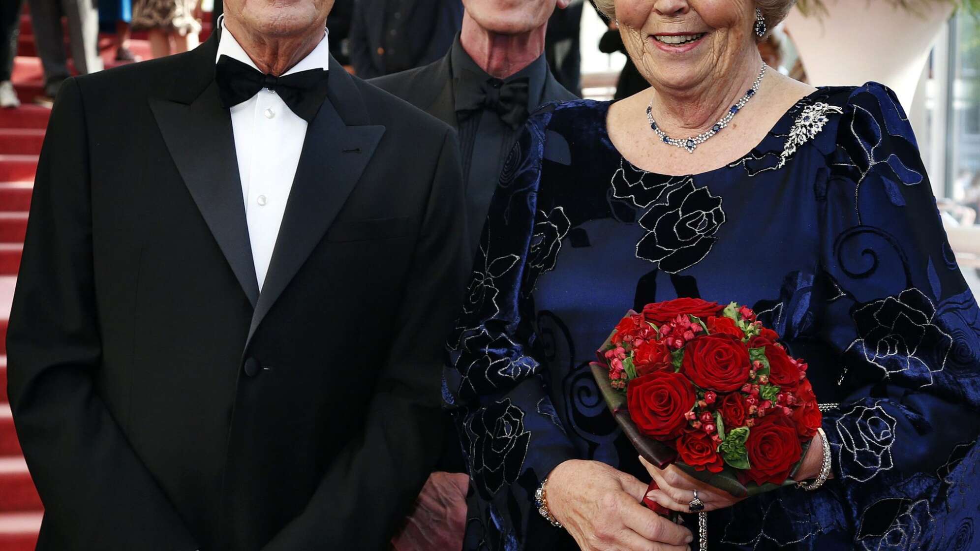 Choreograph Hans van Manen und Königin Beatrix