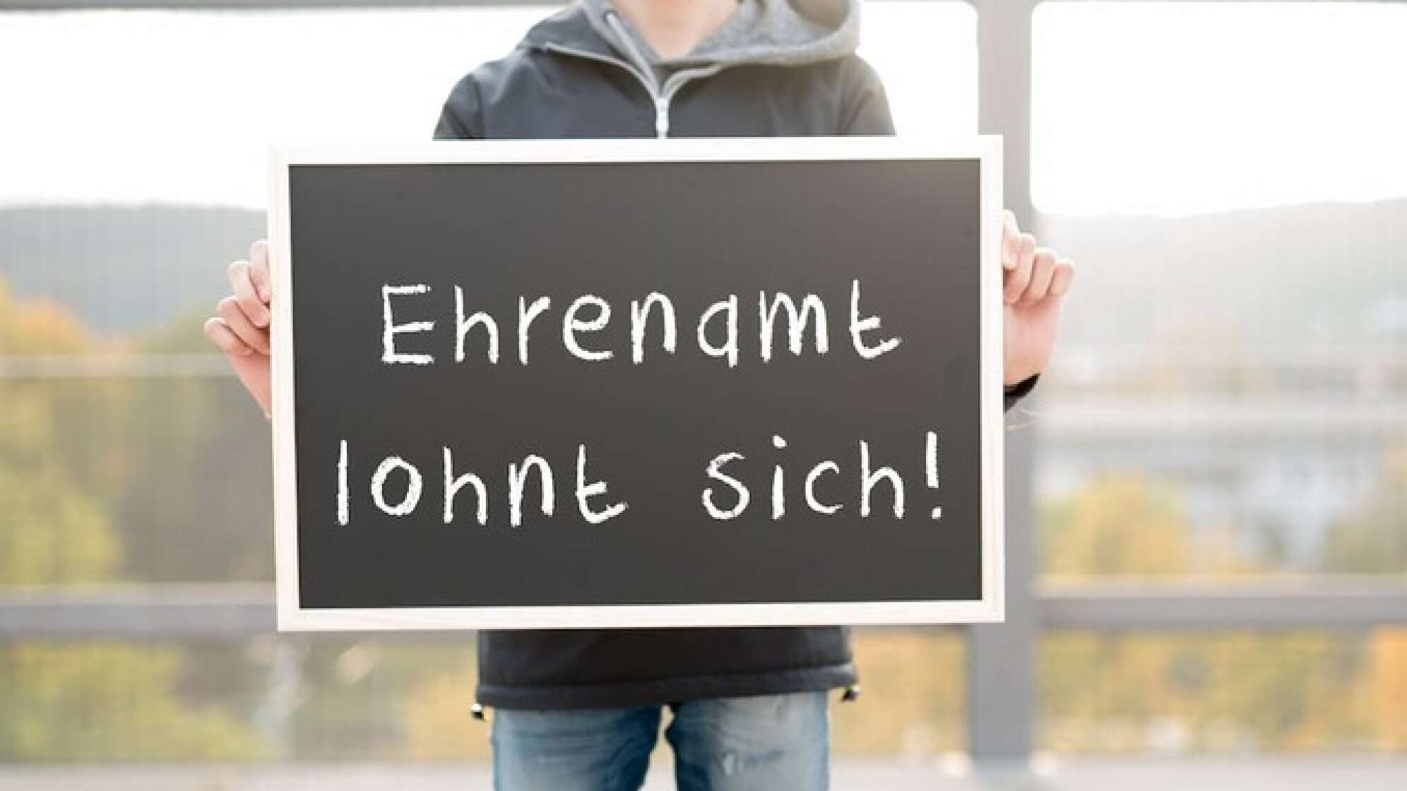 Ehrenamt Schild