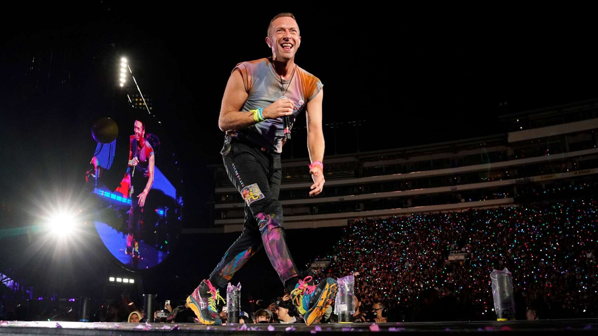 Coldplay Auftritt in Pasadena