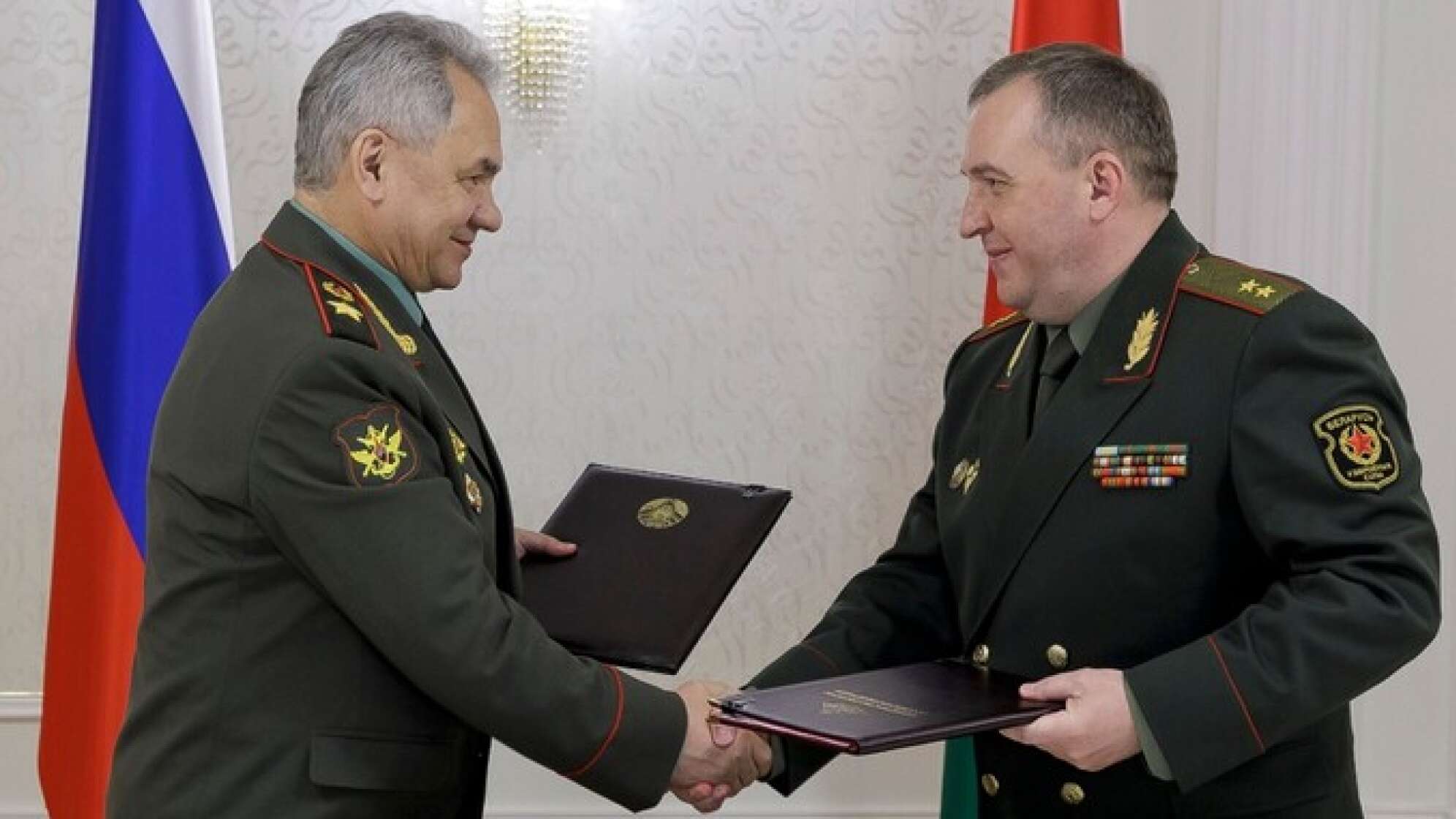Russischer und belarussischer Verteidigungsminister