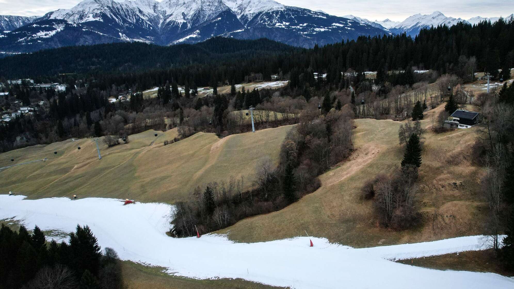 Schneemangel in der Schweiz