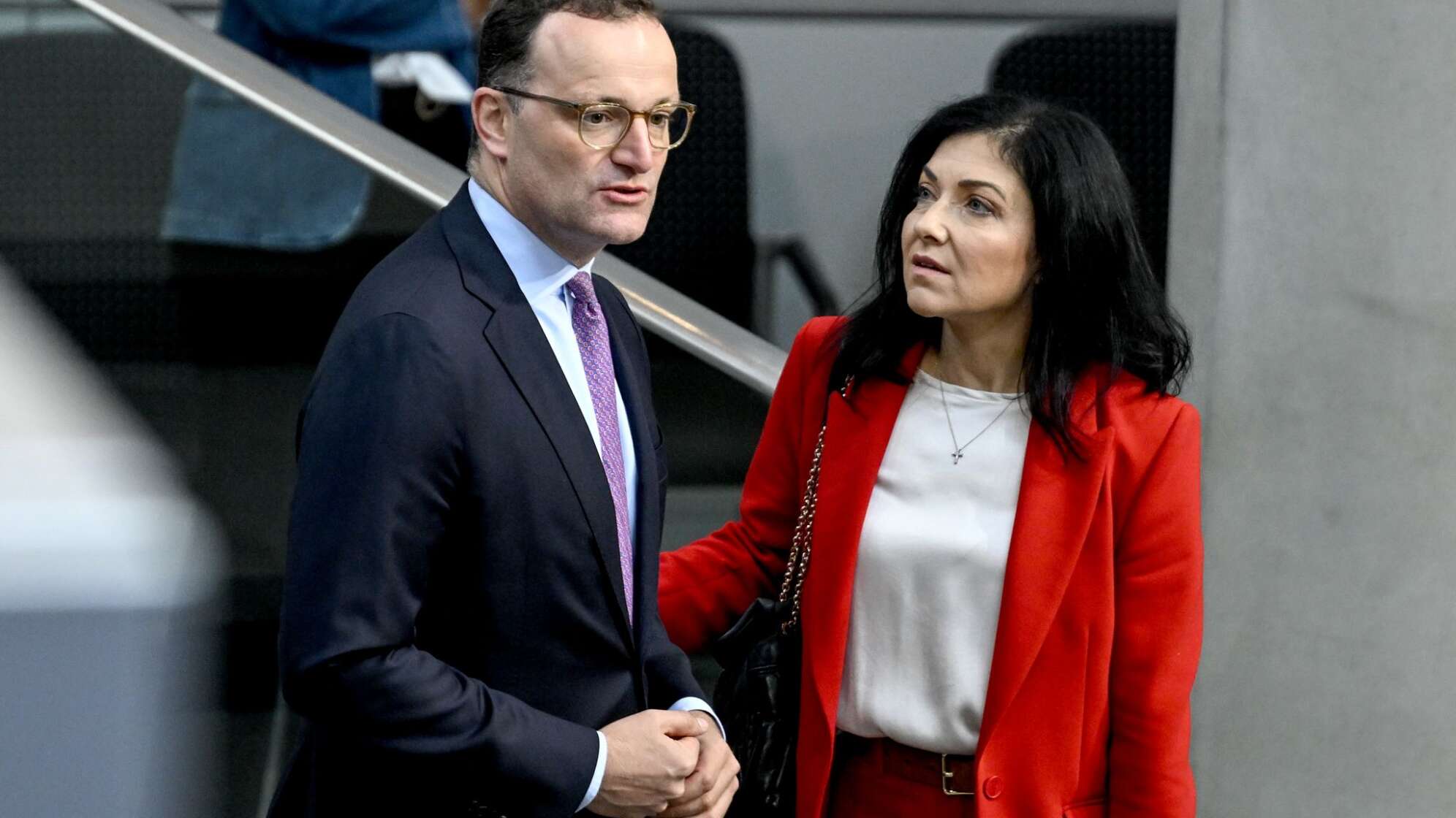 Unionsfraktionschef Spahn und Wirtschaftsministerin Reiche