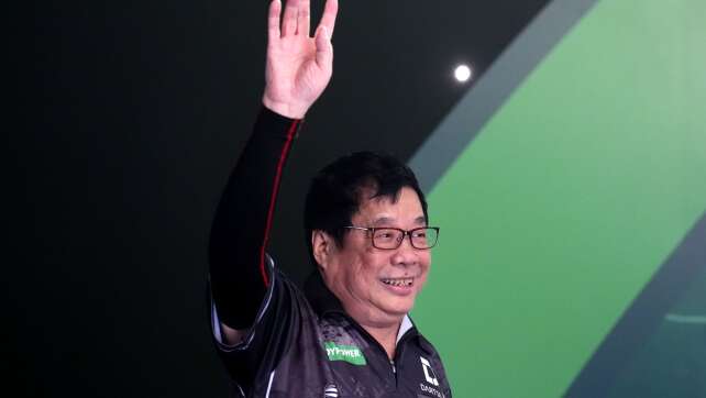 Darts-Märchen vorbei: 71 Jahre alter Lim verliert deutlich