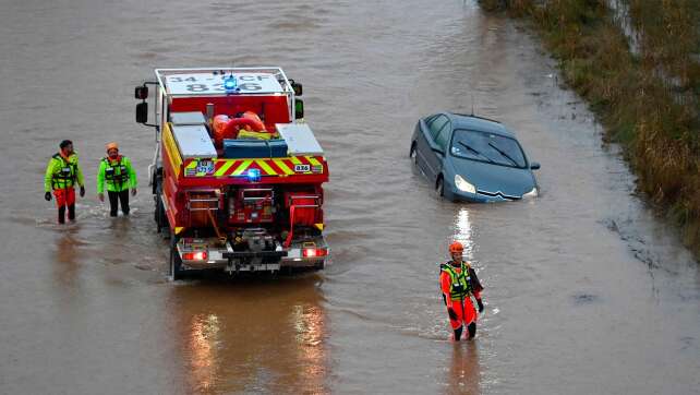 Hochwasser trifft Teile von Südfrankreich