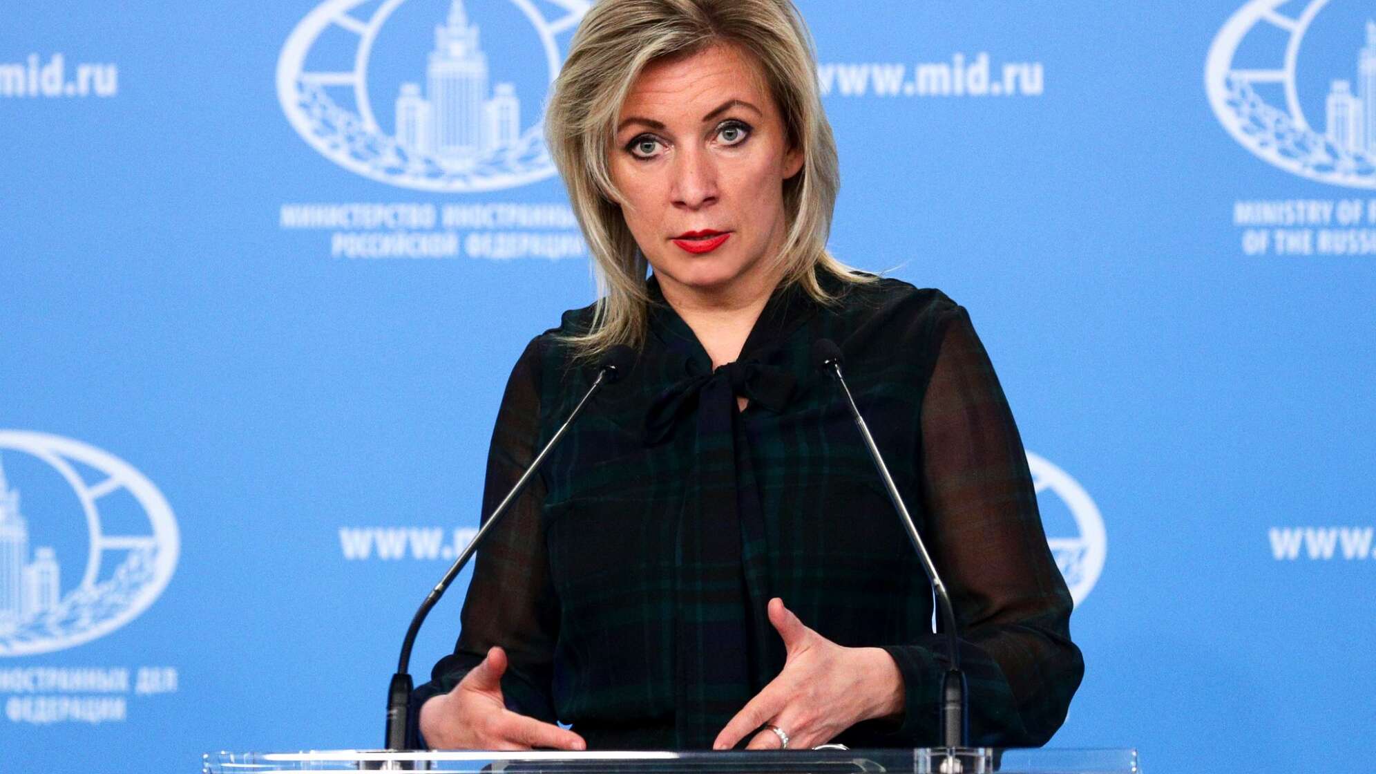 Sprecherin des russischen Außenministeriums Sacharowa