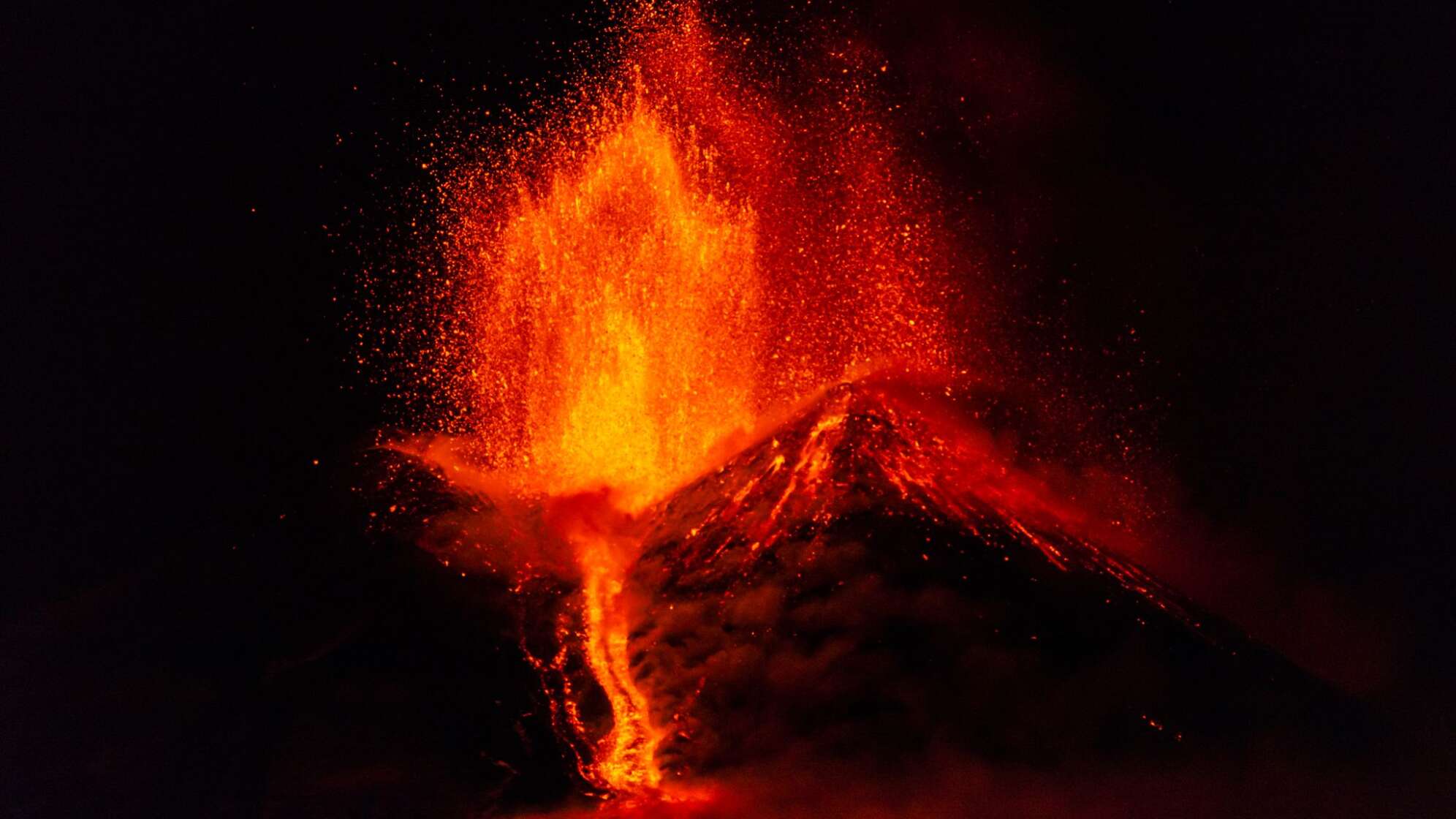 Eruption am Ätna