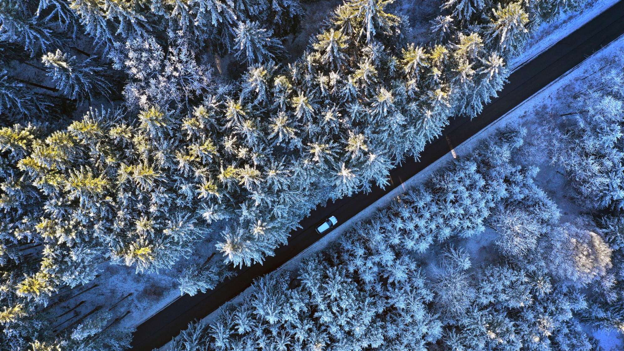 Sonne und Frost in Südbayern