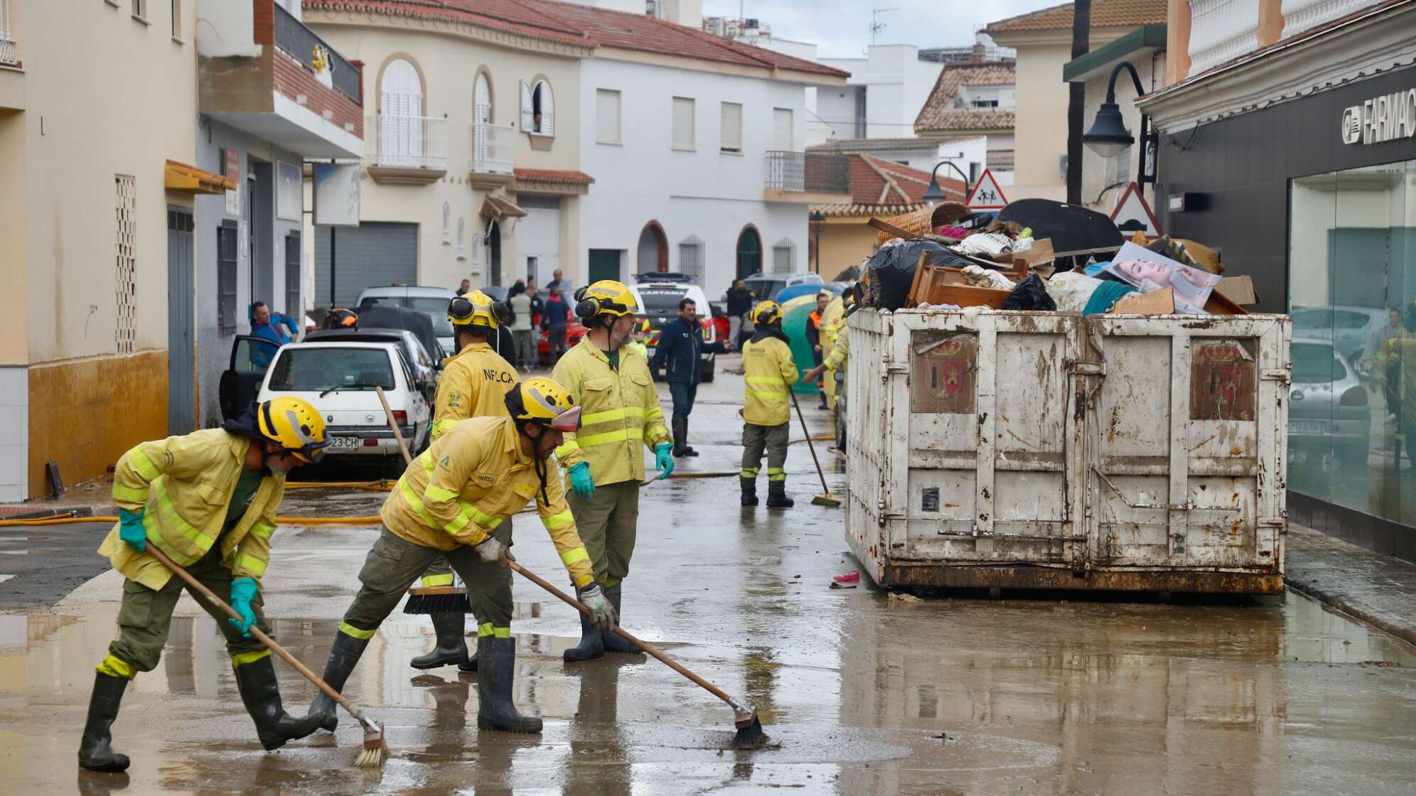 Unwetter in Andalusien