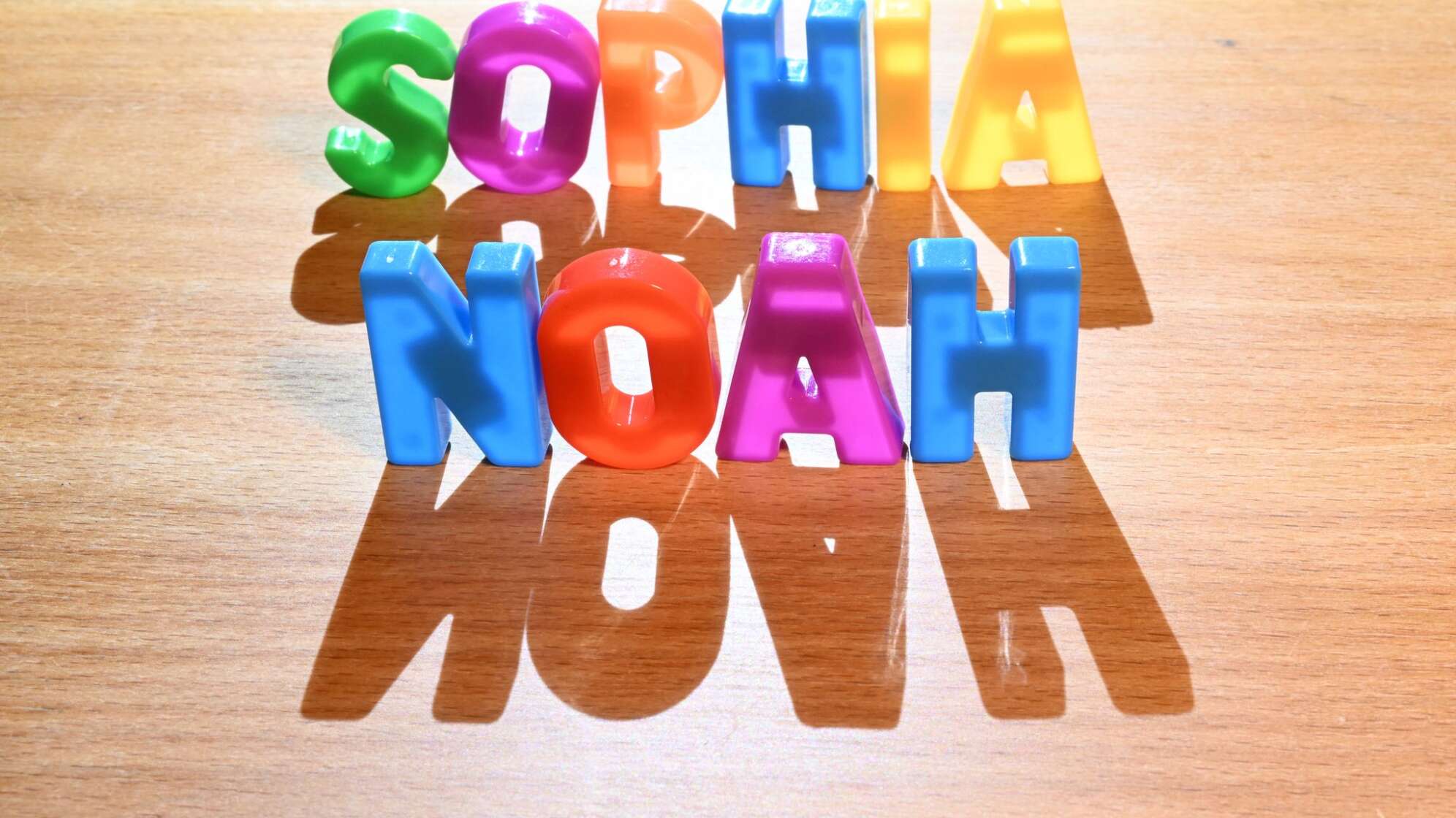 Illustration - Vornamen -  Sophia und Noah