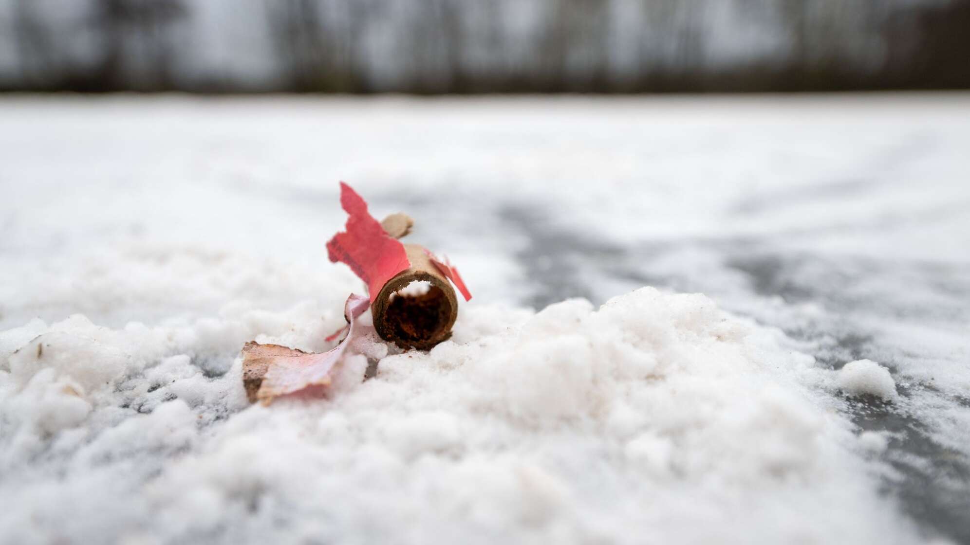 Abgebrannter Böller