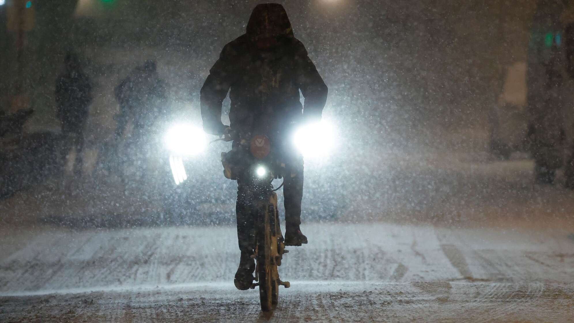 Winterwetter in Frankreich