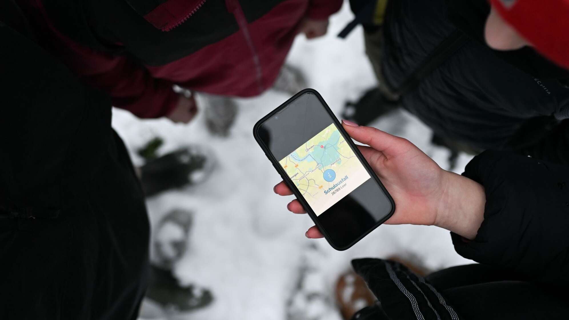 Winterwetter - Schulausfall in Leer