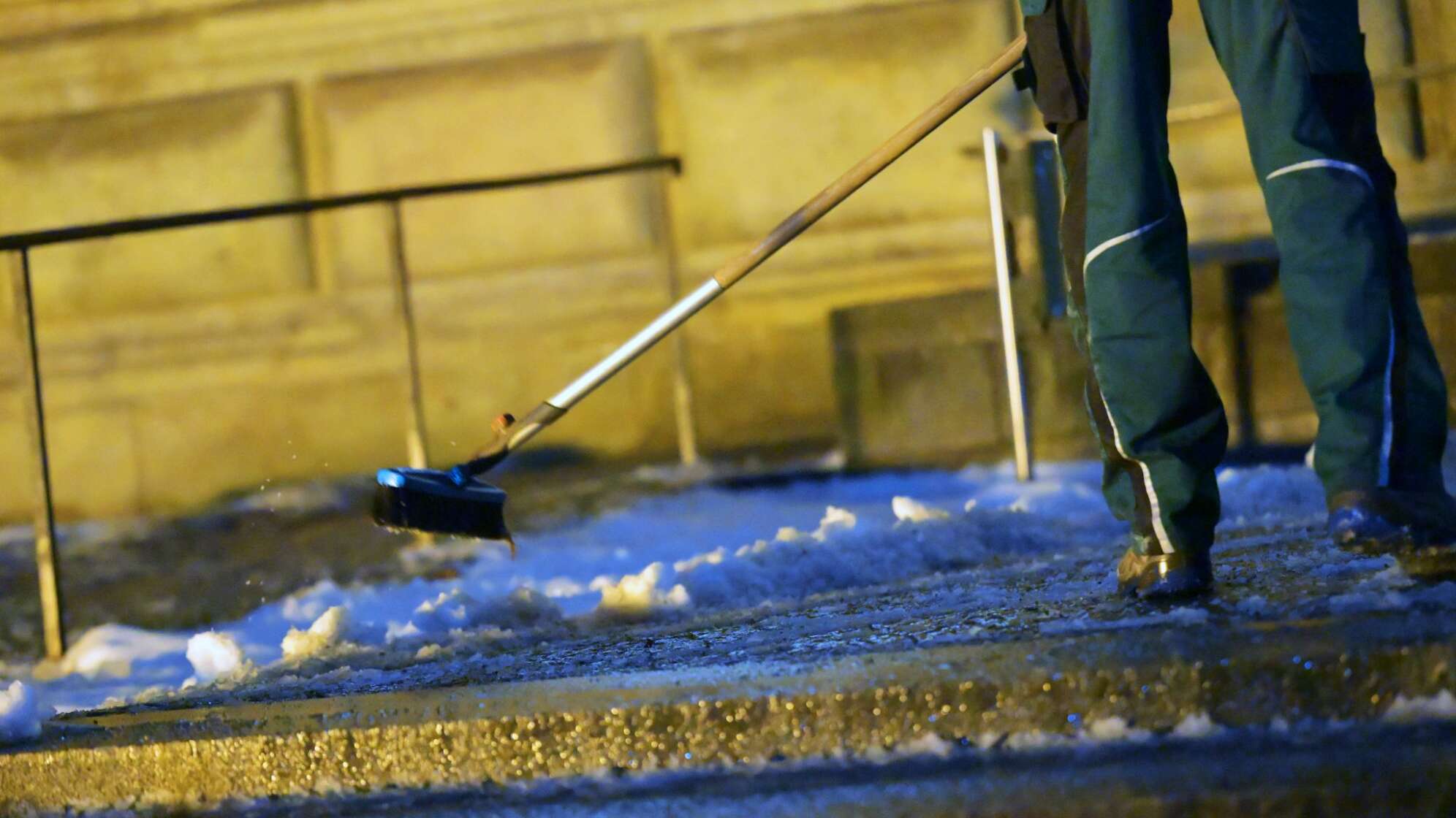 Winterwetter - Sturmtief Elli - München