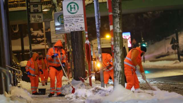 Sturm «Elli» zieht mit geballter Schneeladung über das Land