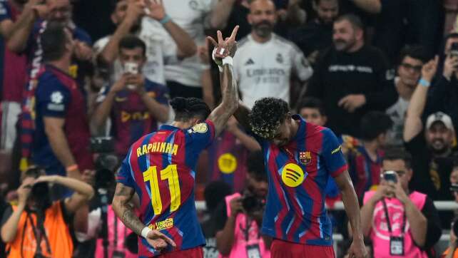 Clásico-Drama in Dschidda: Barça holt Supercup gegen Real