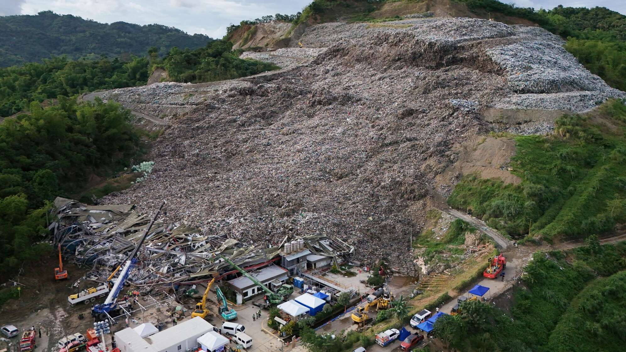 Einsturz einer Mülldeponie auf den Philippinen