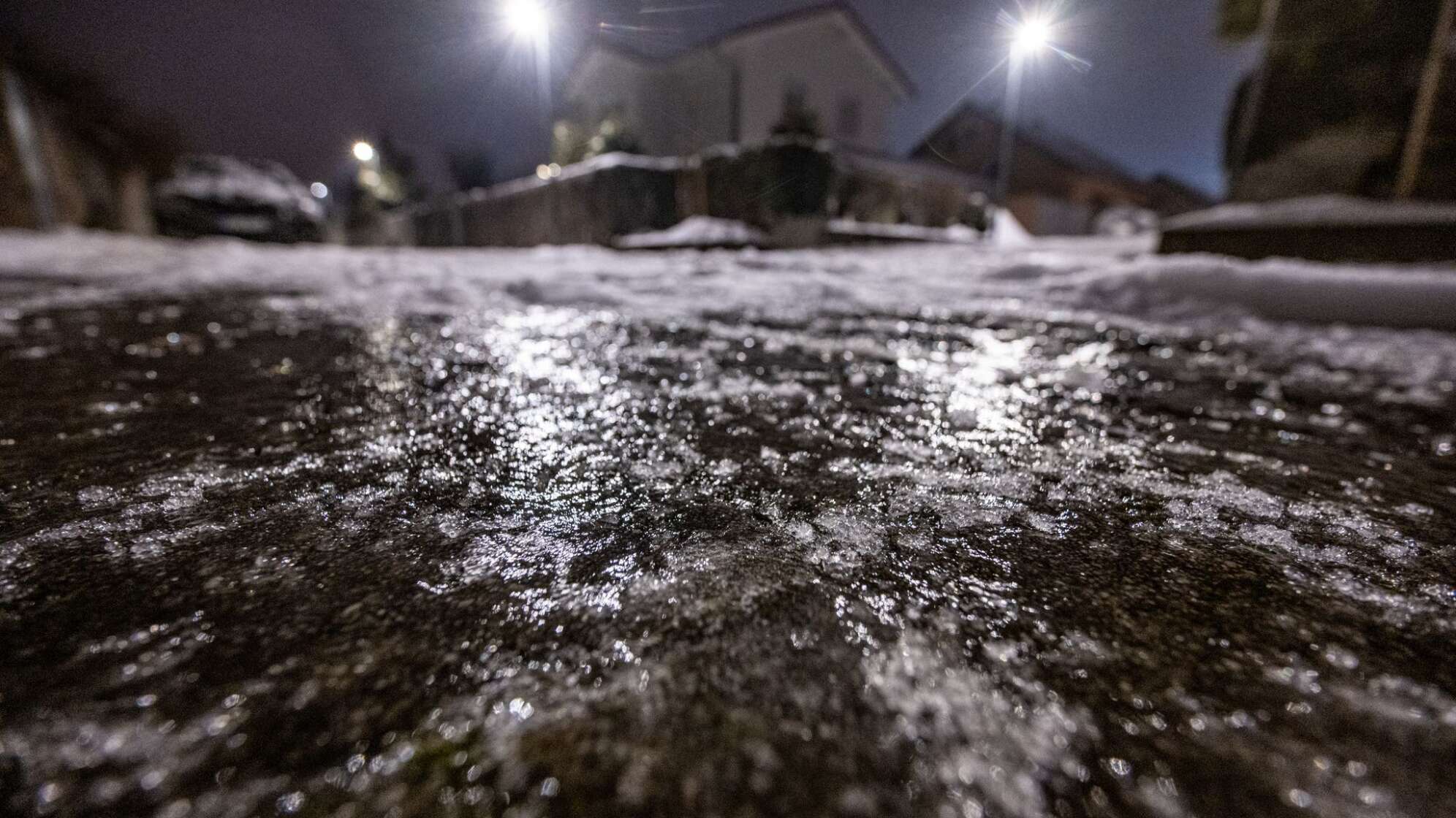 Eisregen in Bayern