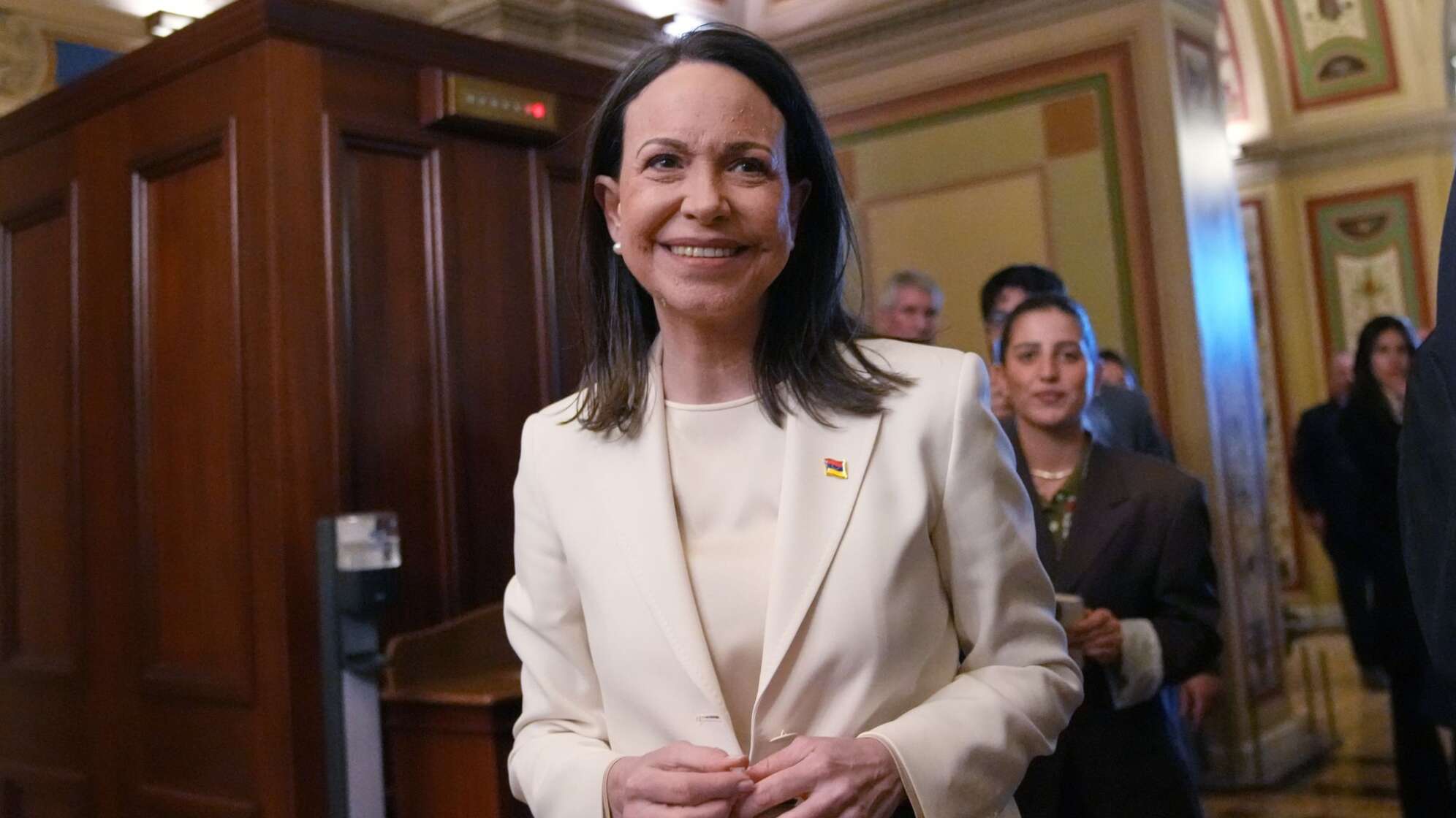 Friedensnobelpreisträgerin Machado im Weißen Haus