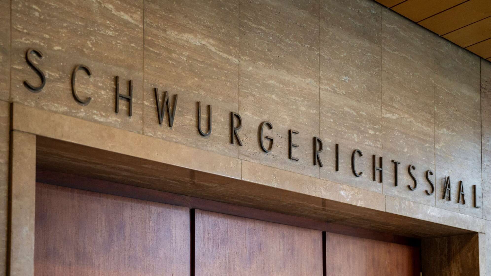 Schwurgerichtssaal am Landgericht Hof