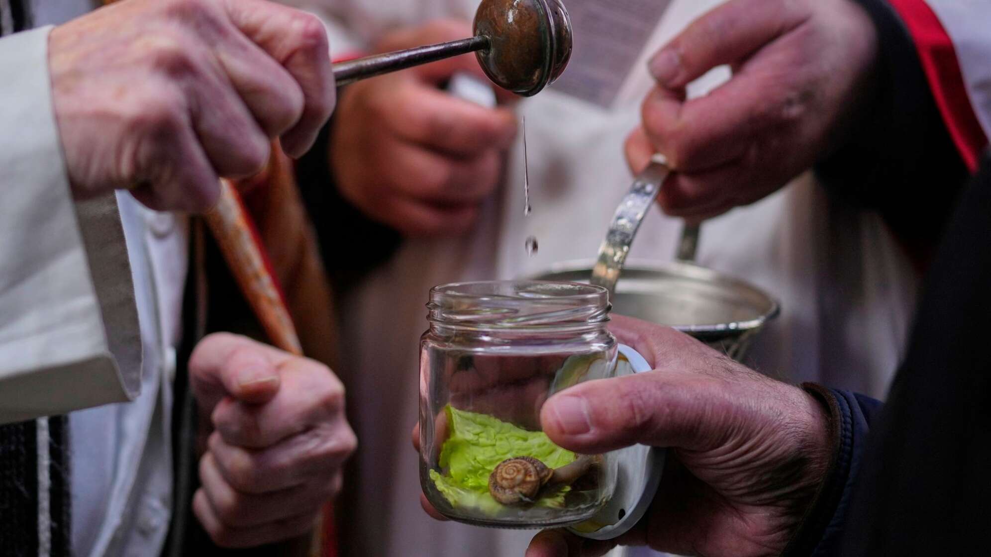 Tiersegnung in Madrid