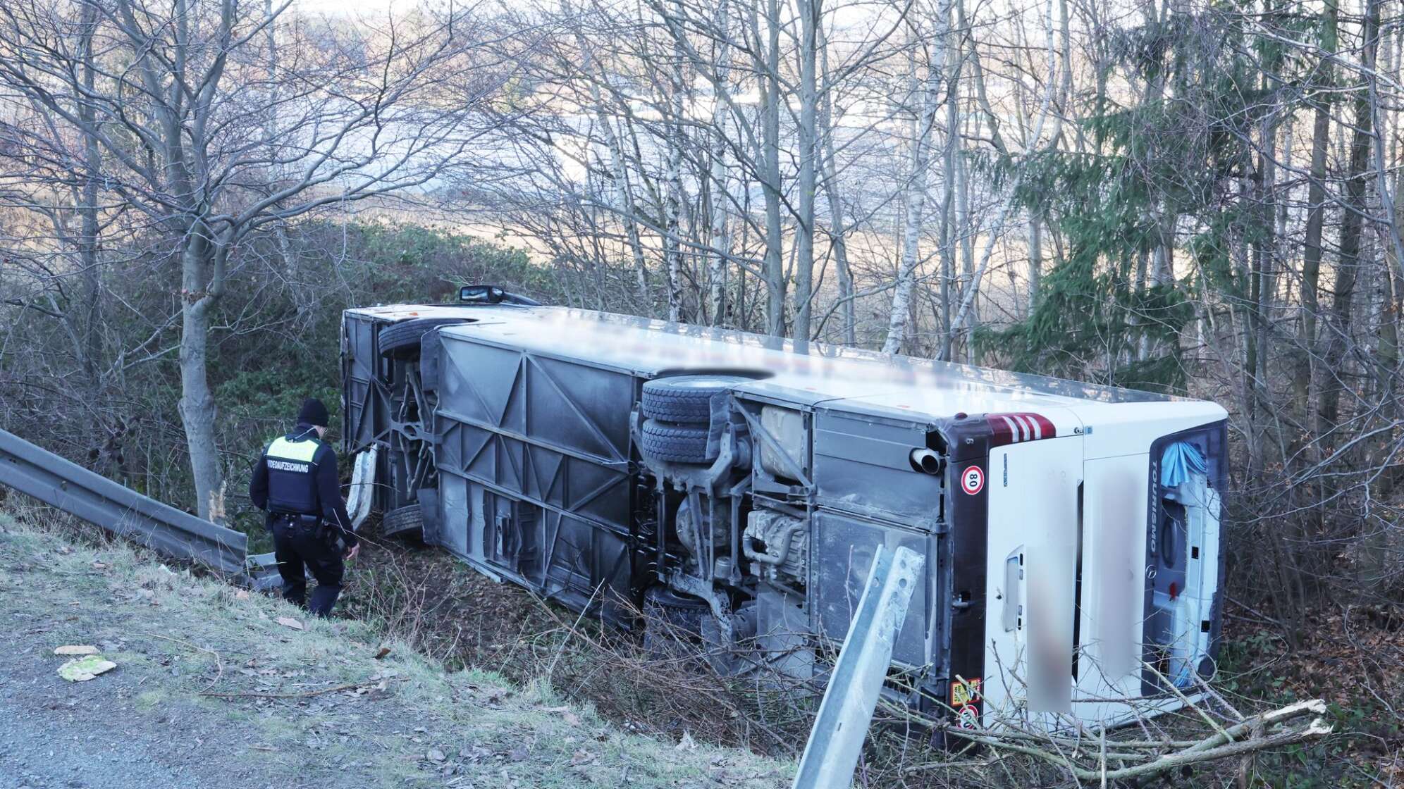 Busunfall in Thüringen