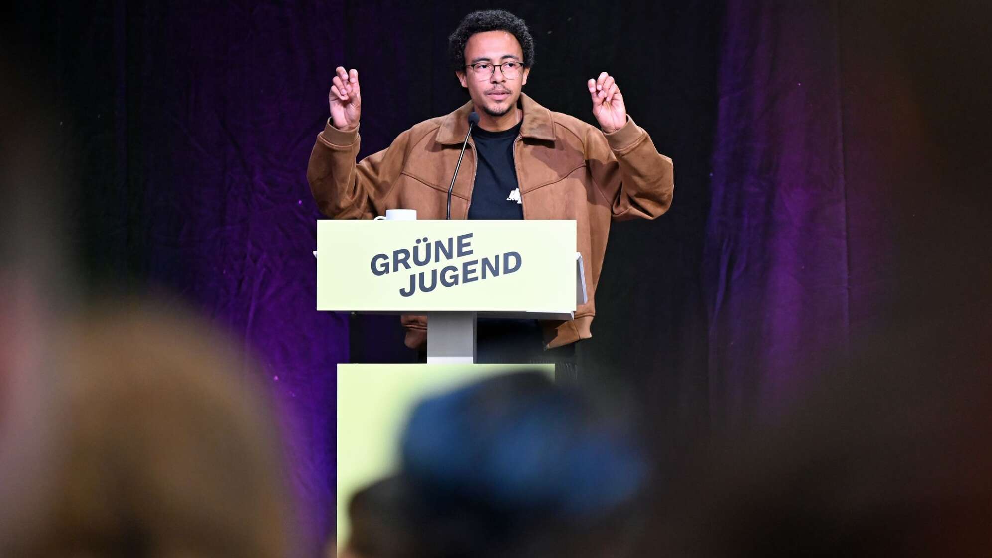 Luis Bobga beim Bundeskongress der Grünen Jugend