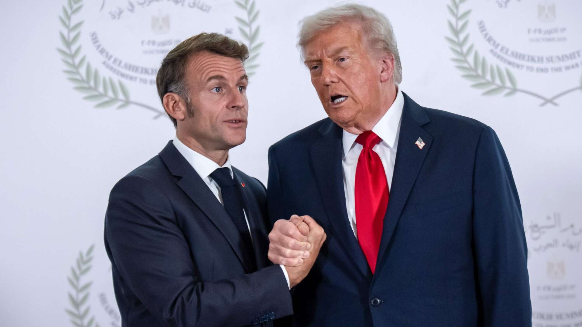 Emmanuel Macron und Donald Trump