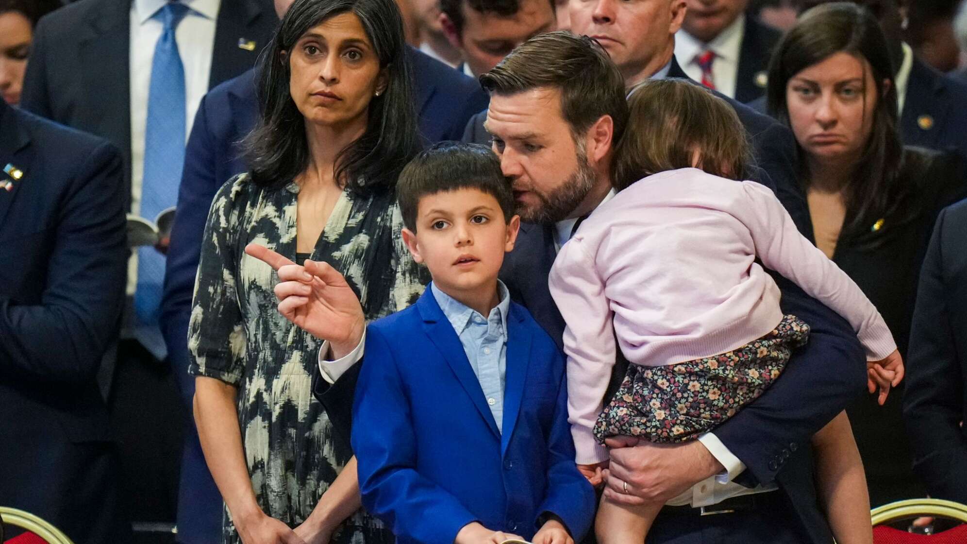 US-Vizepräsident Vance mit Familie im Petersdom