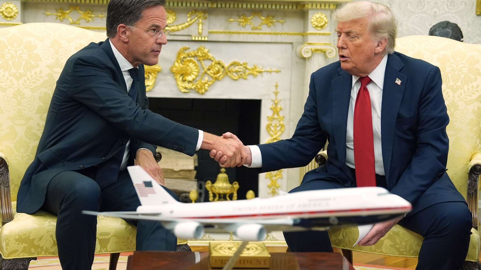 NATO-Generalsekretär Rutte bei US-Präsident Trump