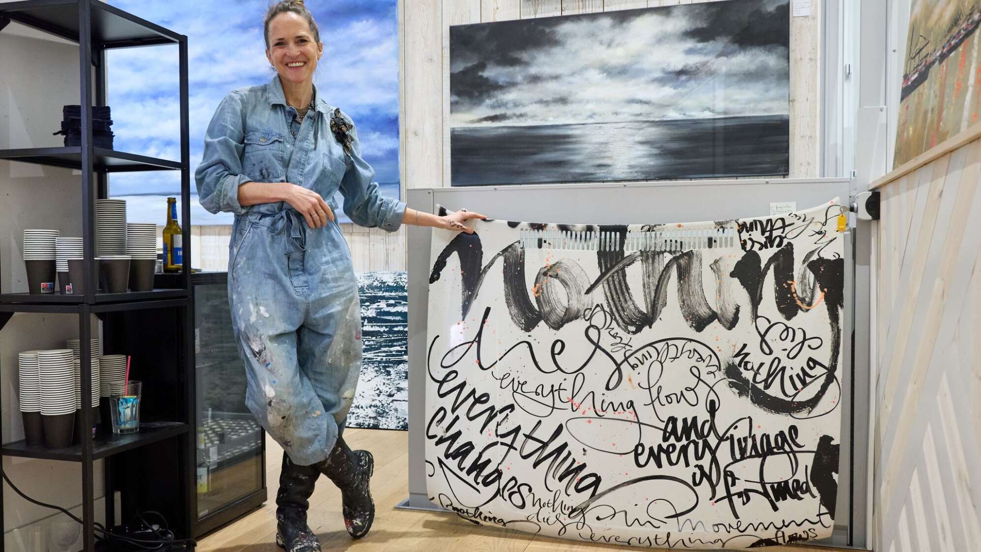 Künstlerin Jeannine Platz - Tag der Handschrift