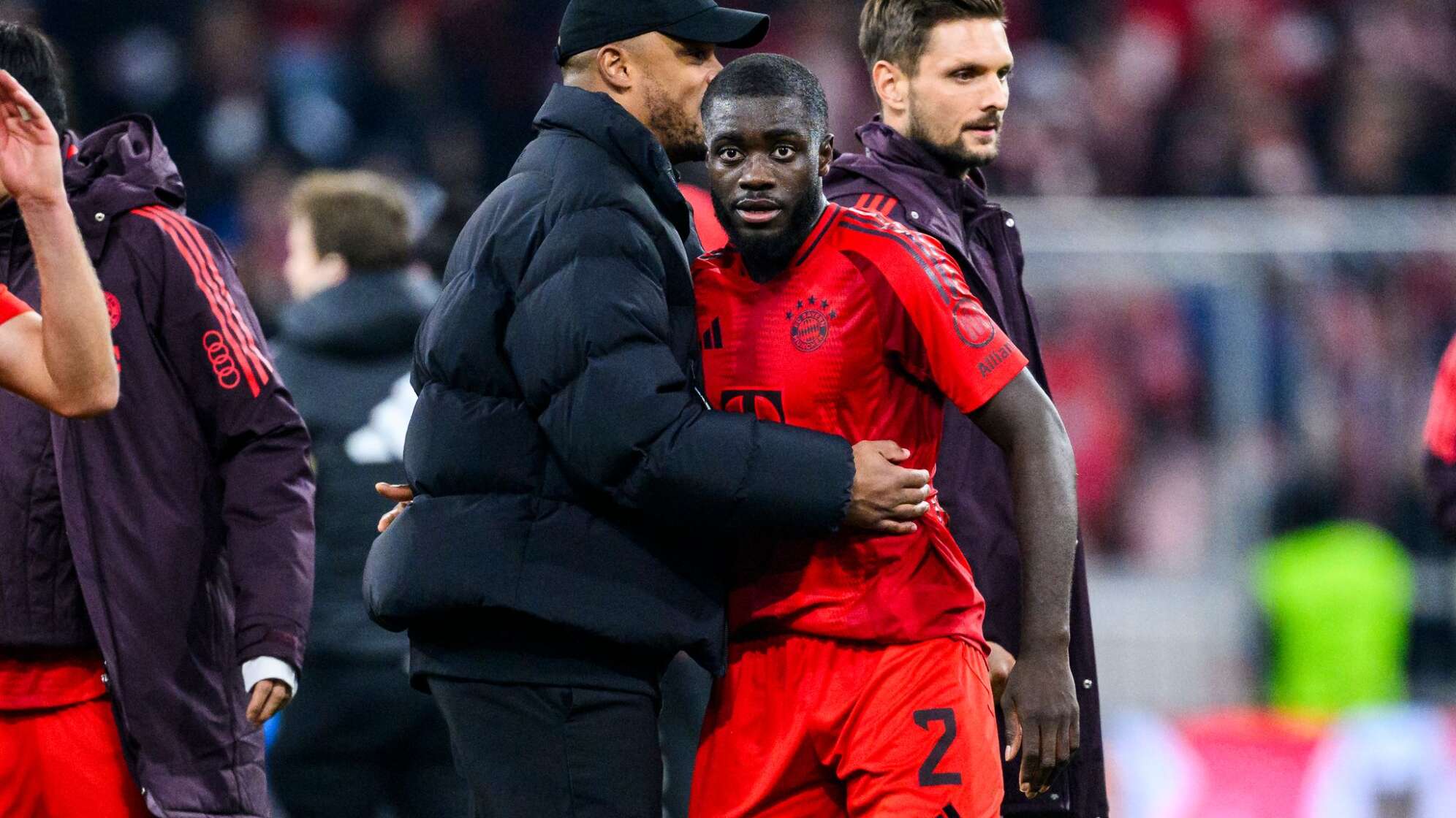 Vincent Kompany und Dayot Upamecano