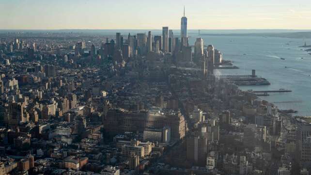 Feuer in New Yorker Hochhaus