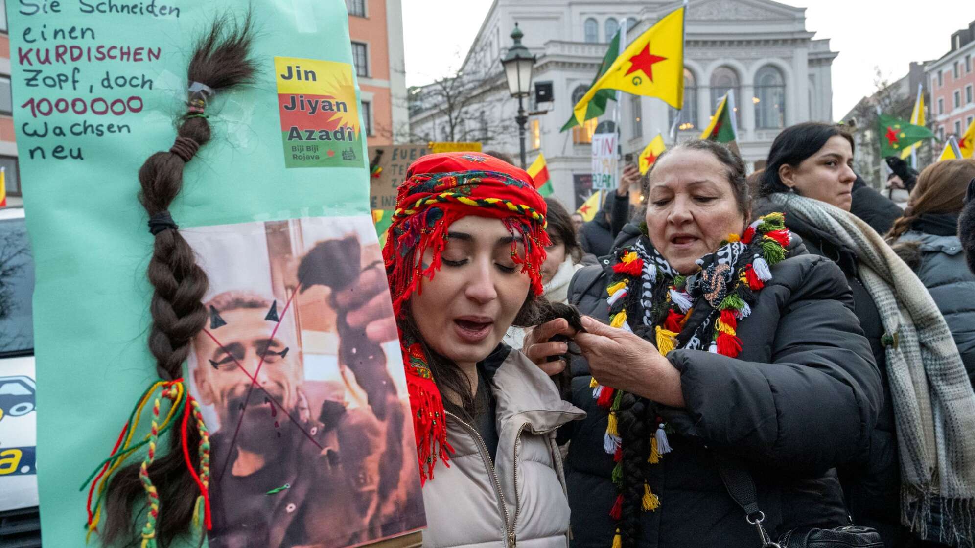 Kurden-Demonstration in München