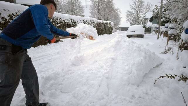Zu viel Schnee - keine Müllabfuhr in Teilen Frankens