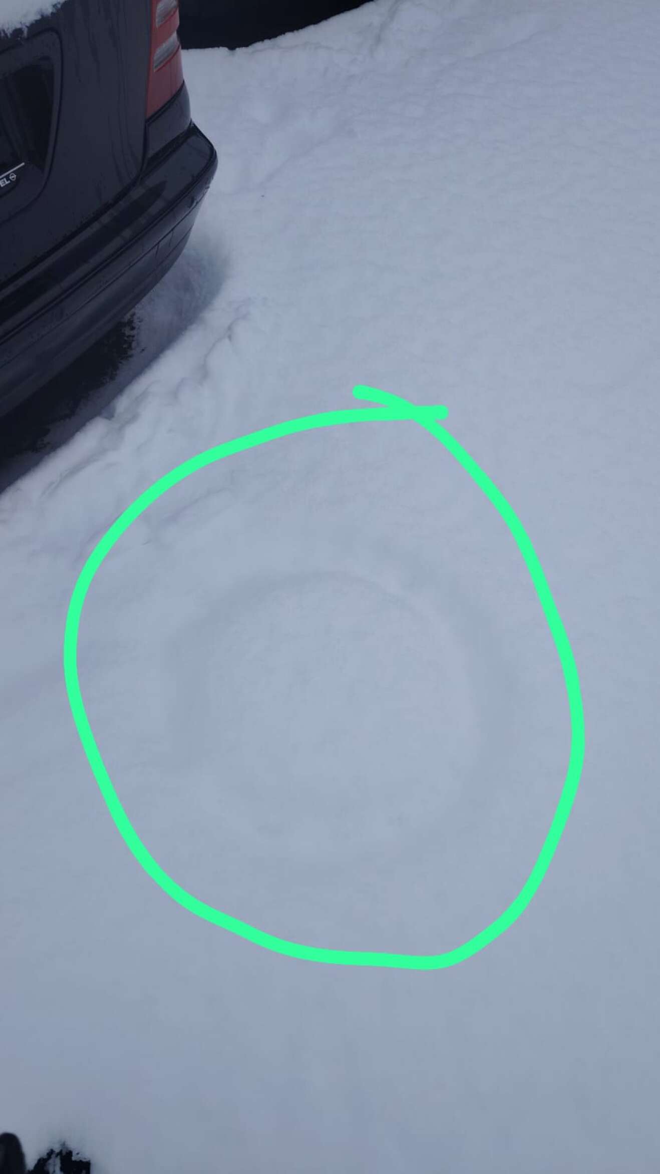 Spuren im Schnee XXL