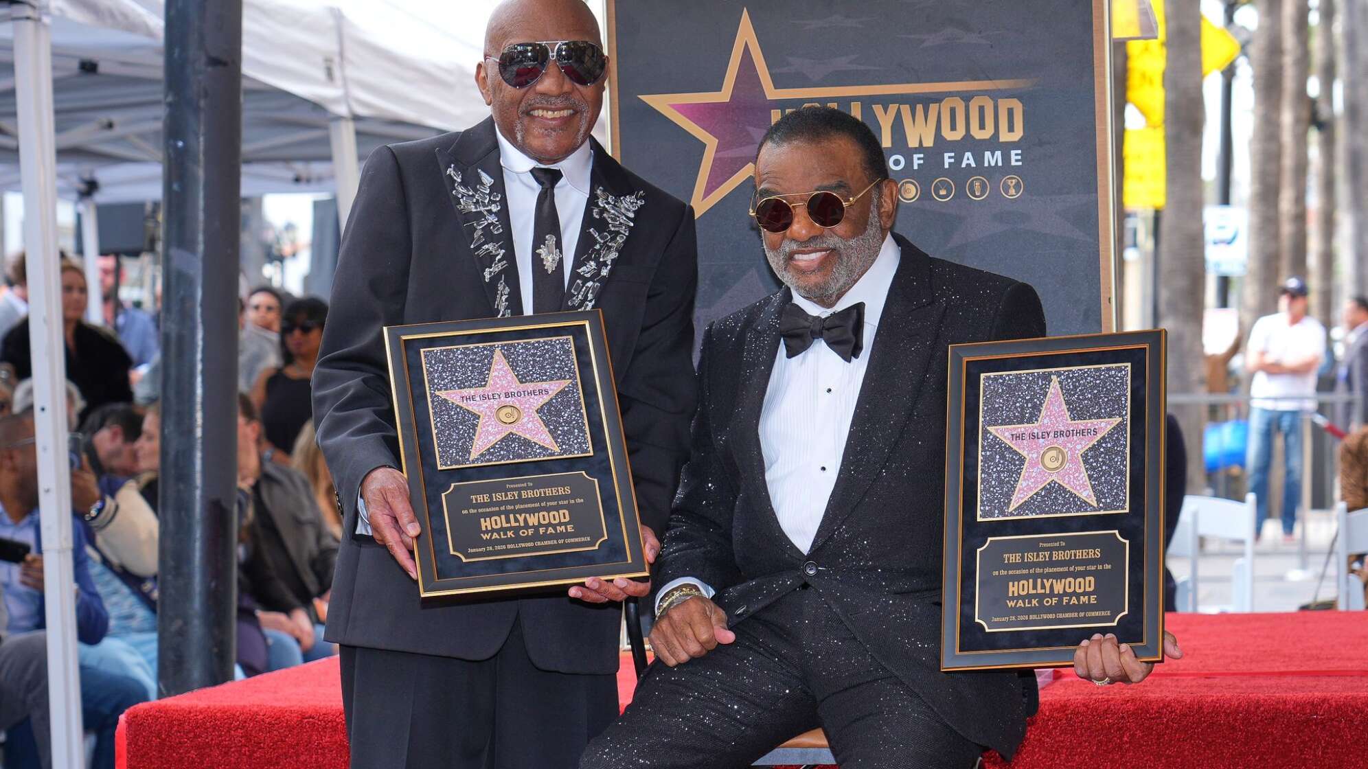 Stern auf dem Hollywood Walk Fame für Isley Brothers