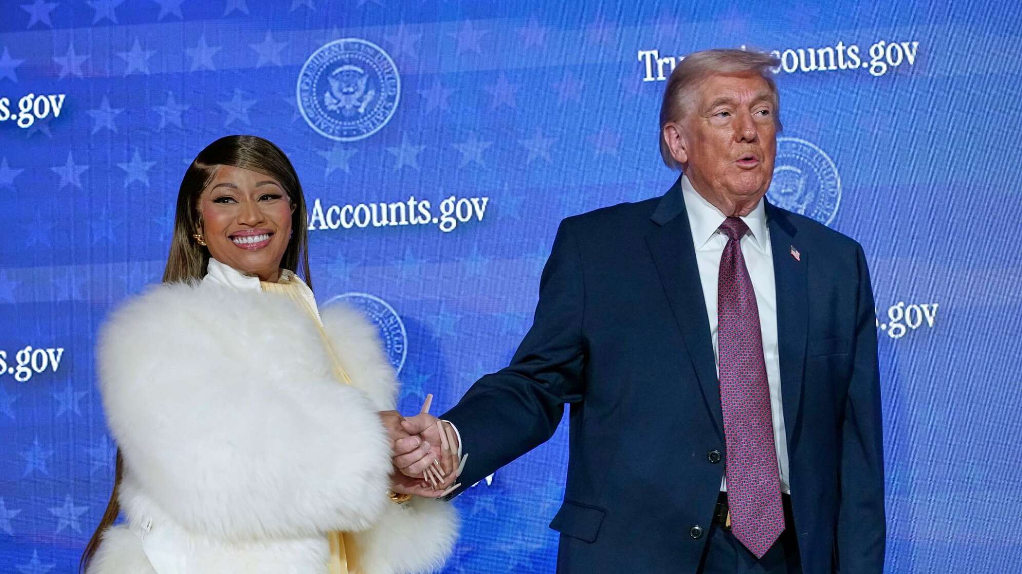 US-Präsident Trump und Rapperin Nicki Minaj