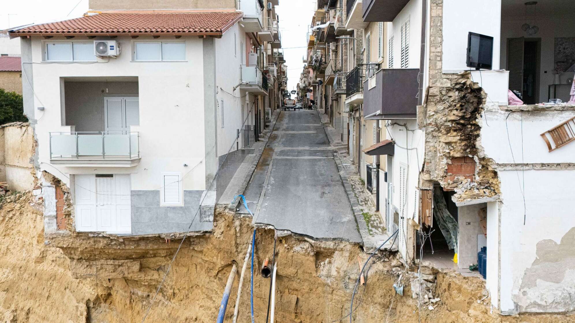 Erdrutsch in Sizilien