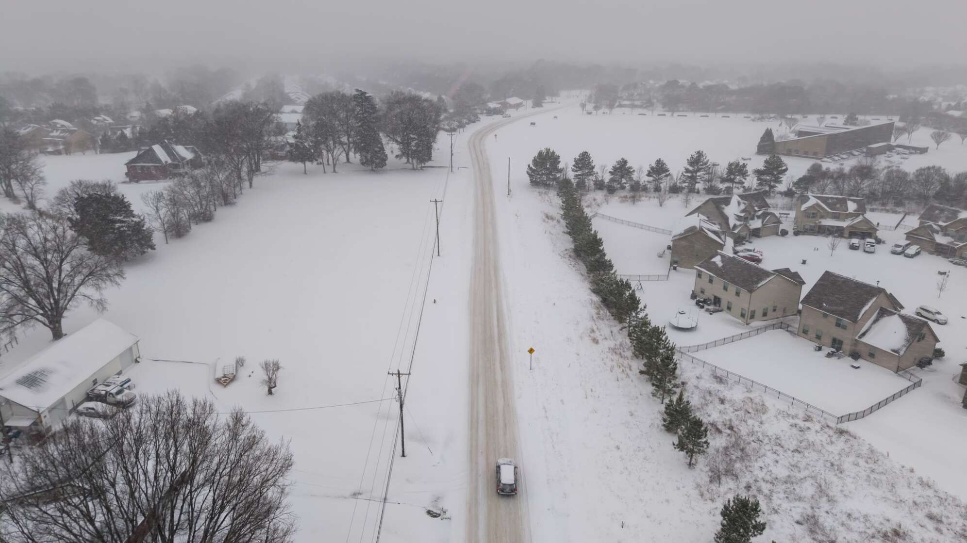 Winterwetter in den USA - Harrisburg