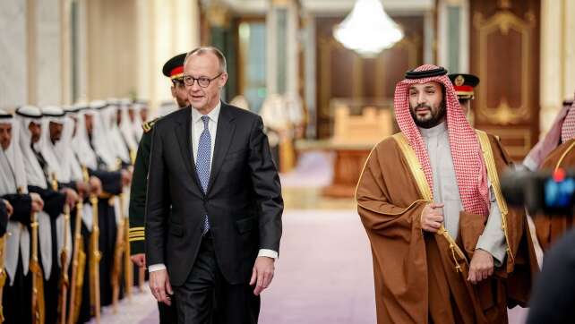 «Herzlich und offen»: Merz beim saudischen Kronprinzen