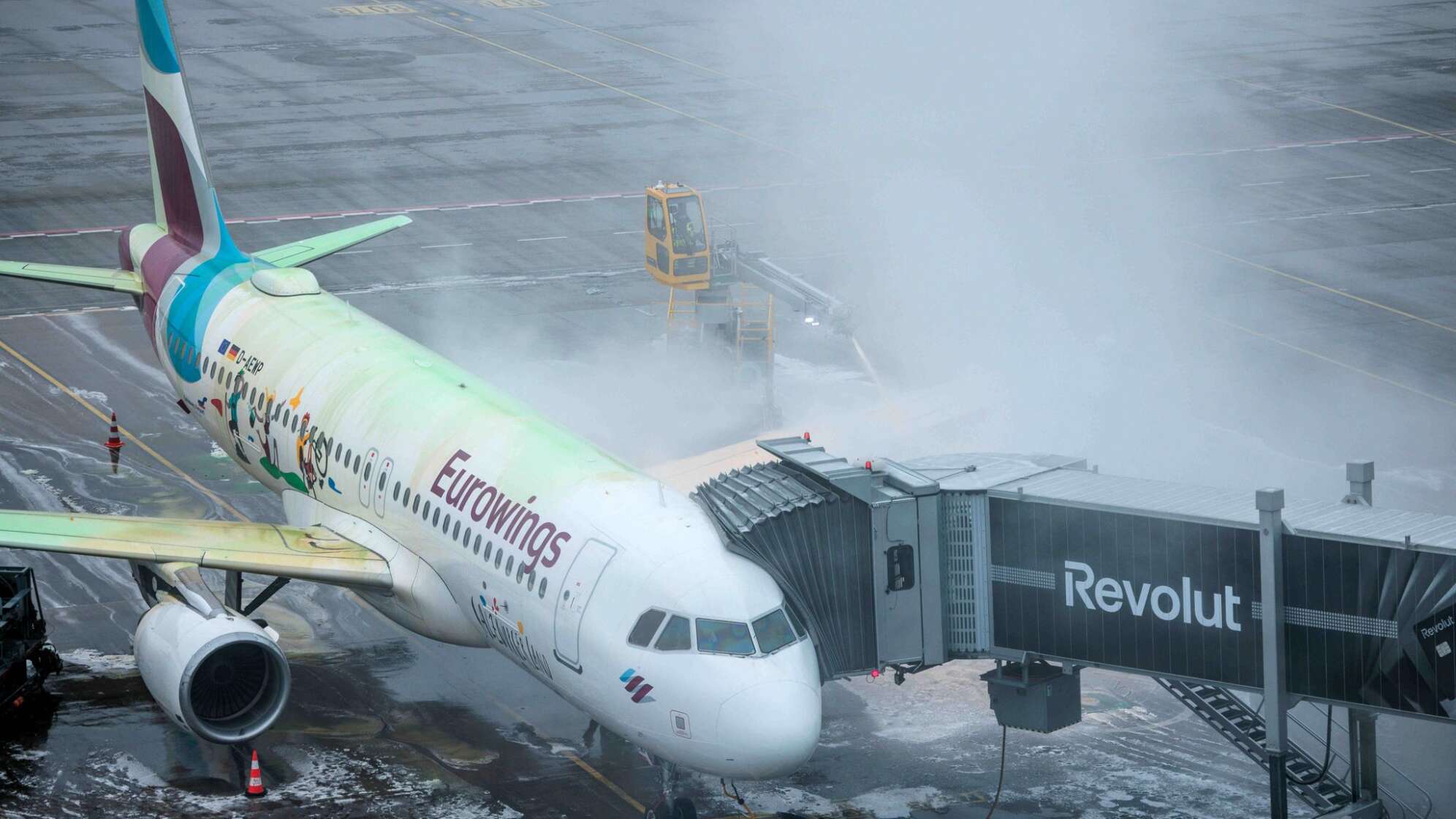 Winterwetter - Flughafen Berlin/Brandenburg