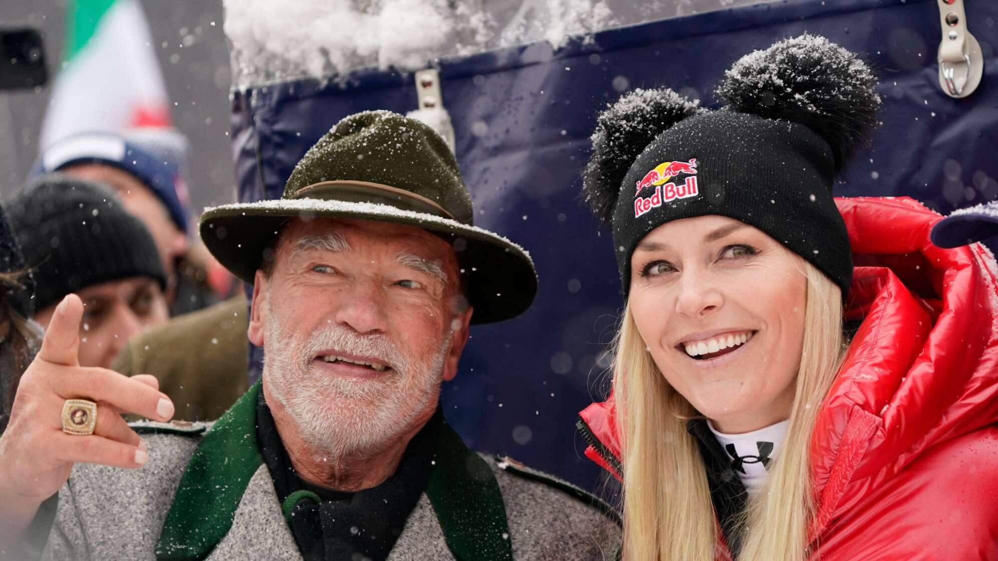 Arnold Schwarzenegger und Lindsey Vonn