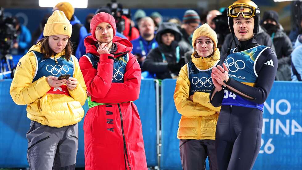 Bier gegen Frust und Nachwehen: Skispringer scheitern knapp