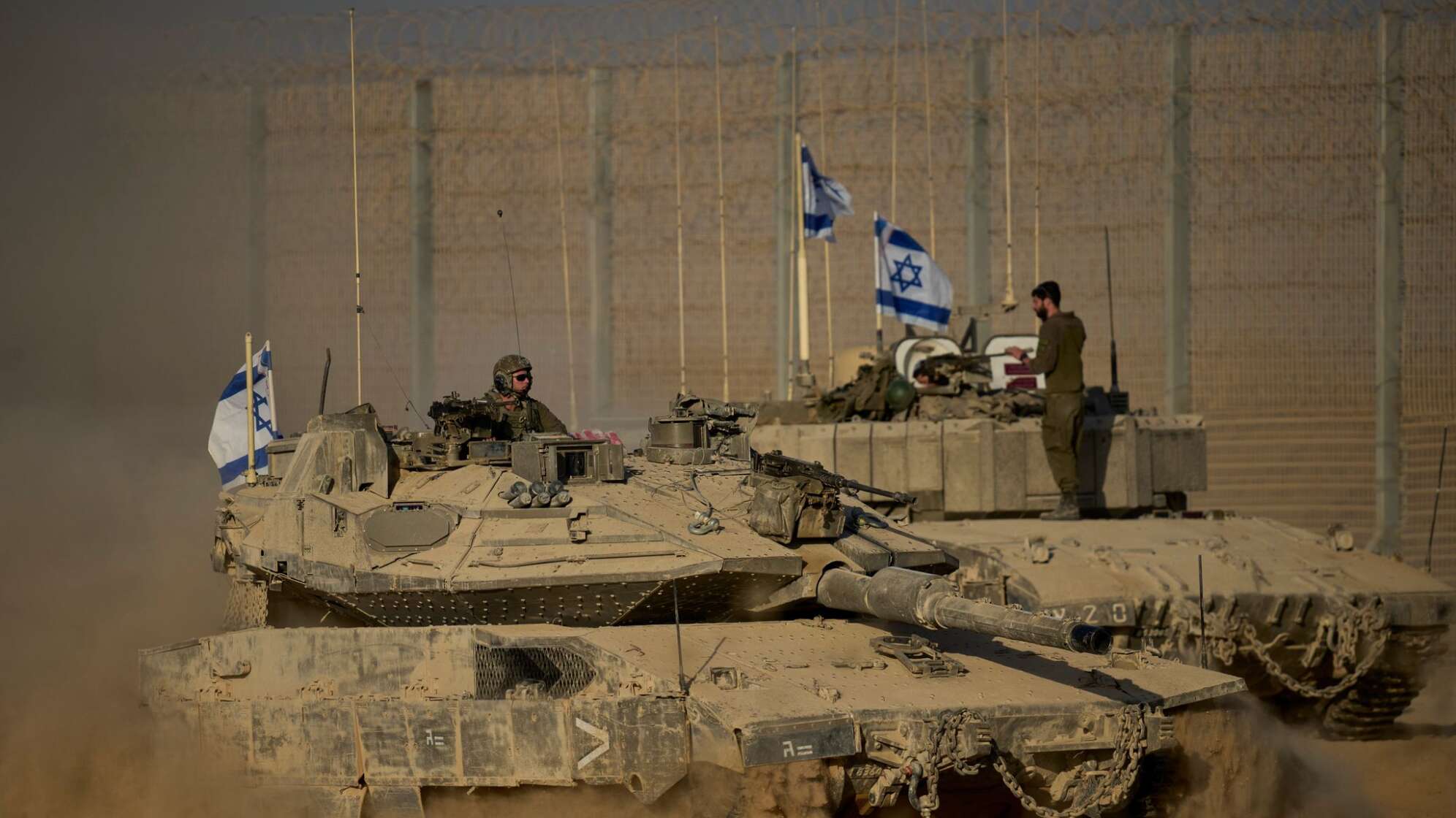 Nahostkonflikt - Grenze zwischen Israel und Gaza